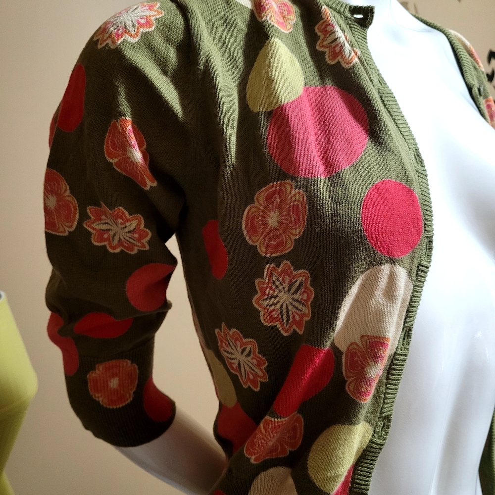 Floral Patterned Cardigan